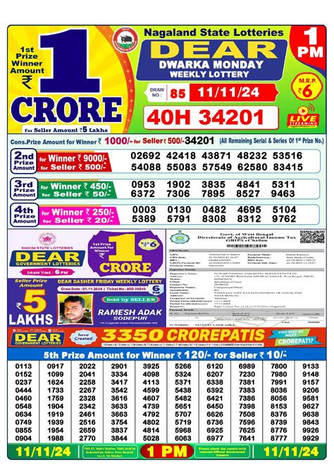 dear lottery result 11.2 24